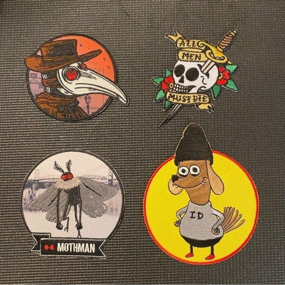 Patches, embroidered, popular themes, pop, culture, approximately 3 inches‎